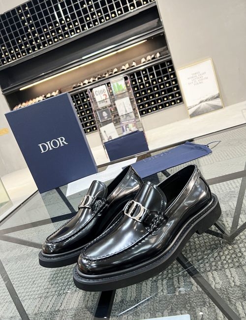 Christian Dior CD Patent Leather Elevator Casual Shoes