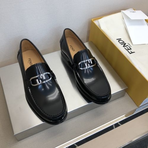 Fendi Premium Leather Loafers