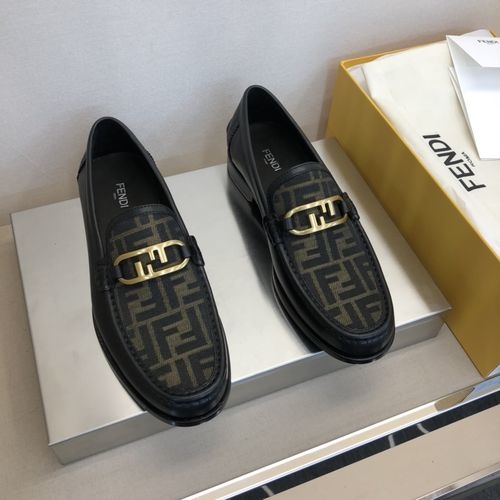 Fendi Premium Leather Loafers