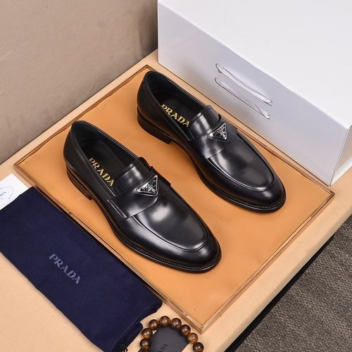 Prada Goodyear Leather Dress Shoes Premium Craft