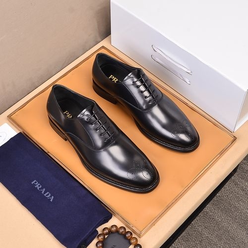 Prada Goodyear Leather Dress Shoes Premium Craft