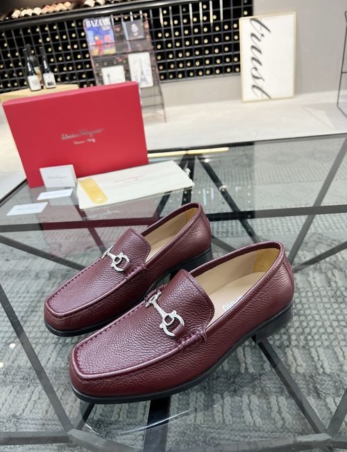Ferragamo Premium Leather Dress Loafers