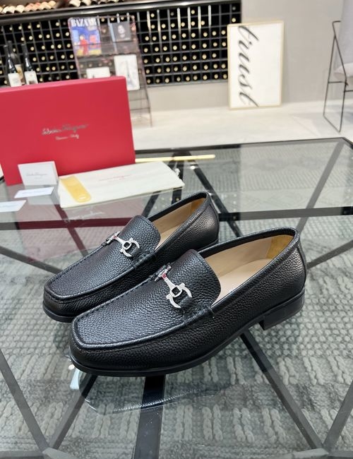 Ferragamo Premium Leather Dress Loafers