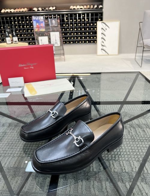 Ferragamo Premium Leather Dress Loafers