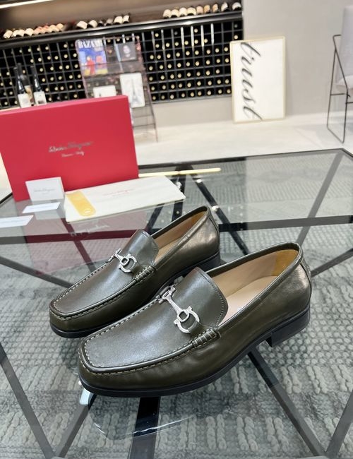 Ferragamo Premium Leather Dress Loafers