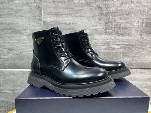 Prada Thick Sole Lace-up Derby Shoes