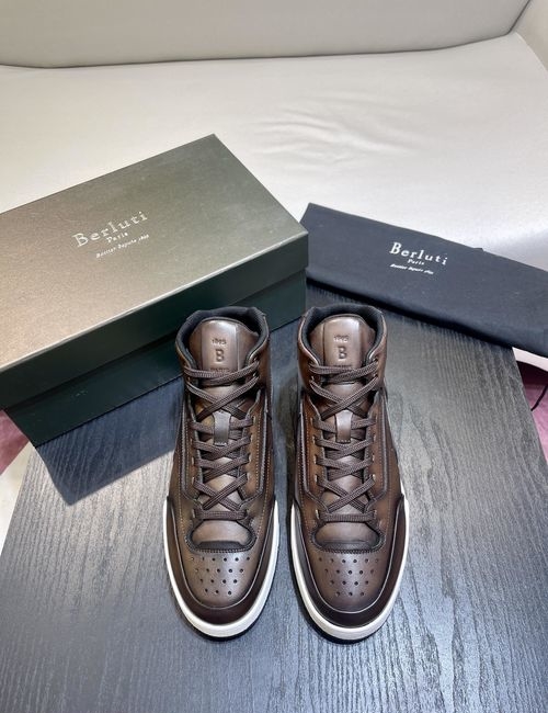 Berluti Play Off Leather Sneakers