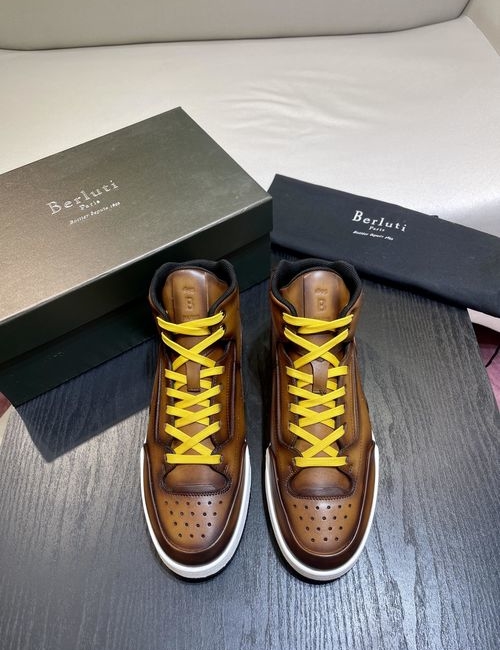 Berluti Play Off Leather Sneakers