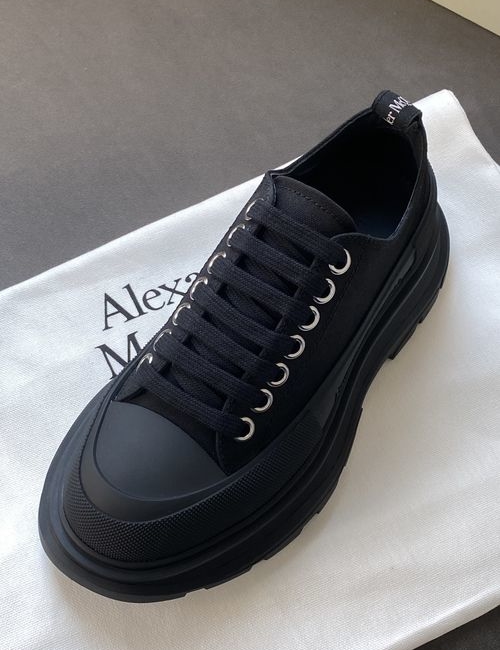 McQueen Black Premium Quality Casual Shoes