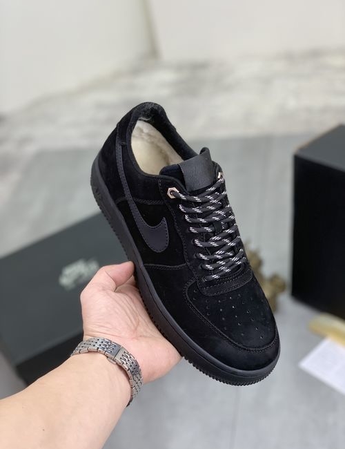 Nike Air Force 1 Real Wool Warm Shoes
