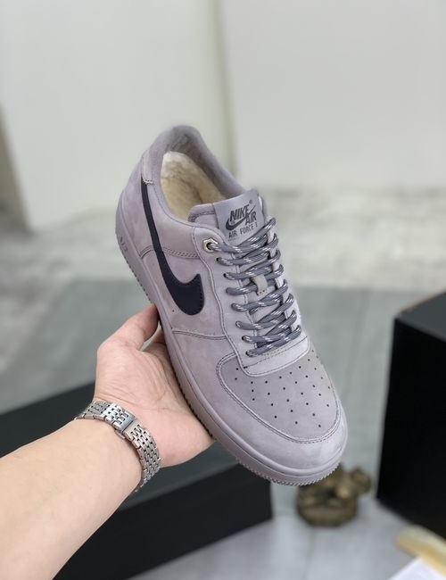 Nike Air Force 1 Real Wool Warm Shoes