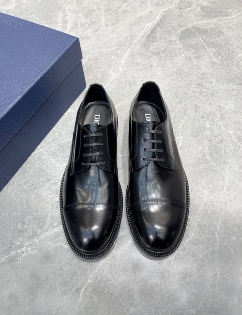 Christian Dior CD Premium Derby Shoes With Leather Sole
