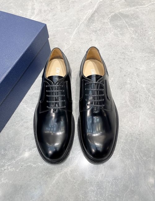 Christian Dior CD Premium Derby Shoes With Leather Sole