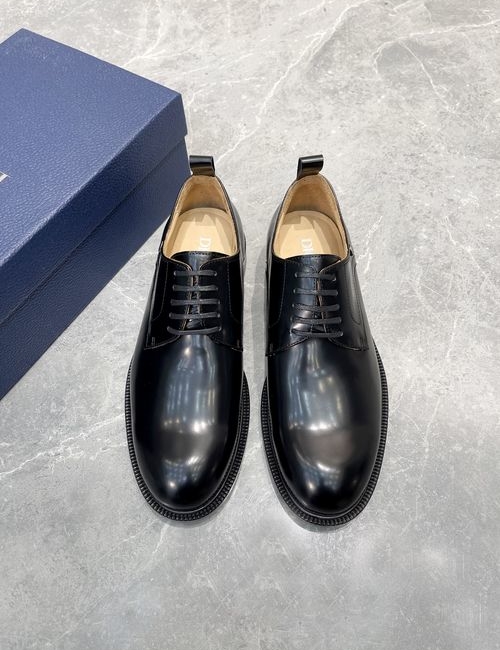 Christian Dior CD Premium Derby Shoes With Leather Sole