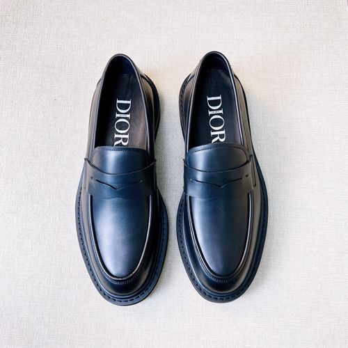 Christian Dior CD Formal Leather Shoes Pure Leather Lining