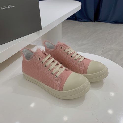 Rick Owens Horse Hair Casual Sneakers
