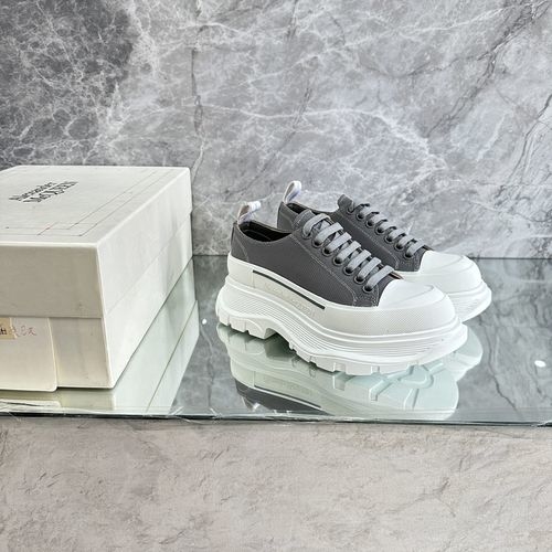 McQueen Silk Flat Casual Sneakers