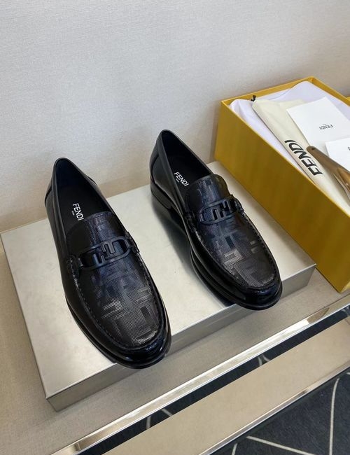Fendi Premium Leather Loafers