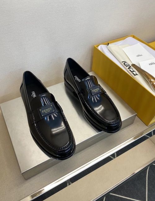 Fendi Premium Leather Loafers