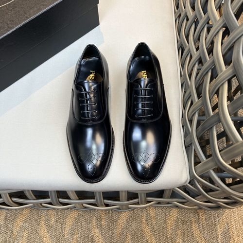 Prada Patent Leather Oxford Shoes