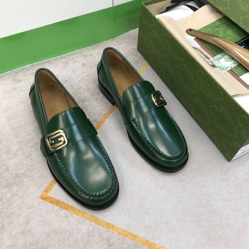 Gucci Leather Sole Dress Loafers