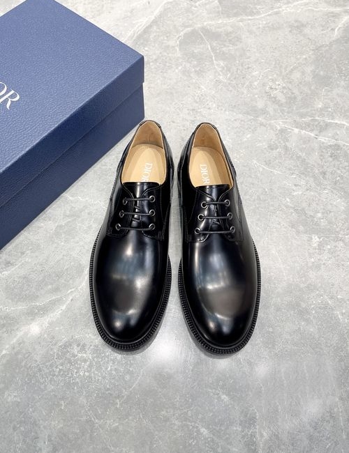Christian Dior CD Premium Derby Shoes With Leather Sole