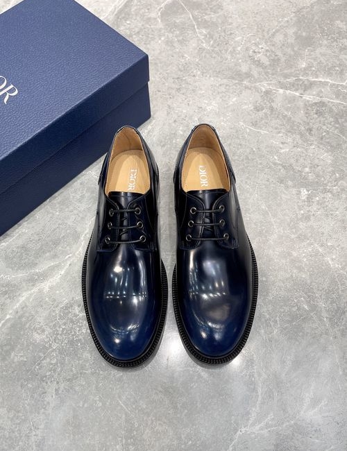 Christian Dior CD Premium Derby Shoes With Leather Sole