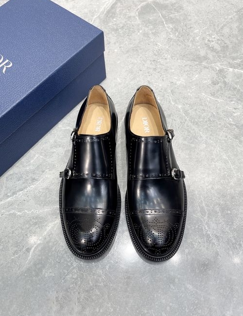 Christian Dior CD Premium Derby Shoes With Leather Sole