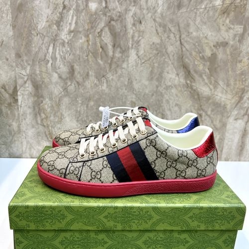 Gucci Casual Lace-Up Sneakers With Comfort Sole