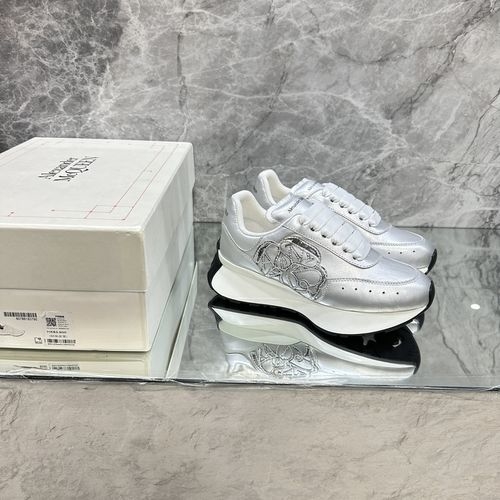 McQueen Oversized Color-block Casual Sneakers