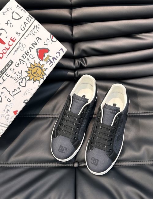 Dolce & Gabbana DG Premium Denim Canvas Casual Sneakers