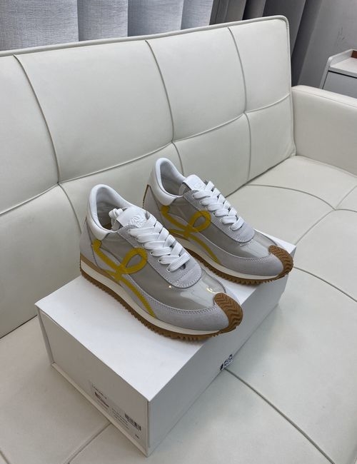 Loewe Retro Training Shoes Leather Upper
