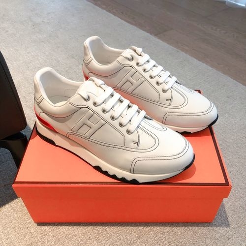 Hermes Knit Upper Casual Shoes Durable Outsole