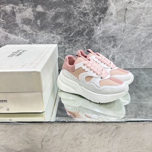 McQueen Upgraded Chunky Sneakers Leather Comfortable