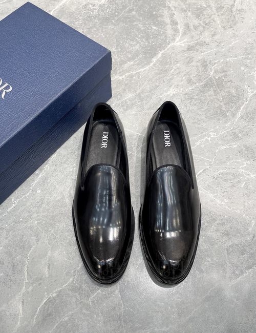 Christian Dior CD Premium Derby Shoes With Leather Sole