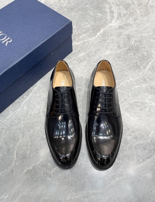 Christian Dior CD Premium Derby Shoes With Leather Sole