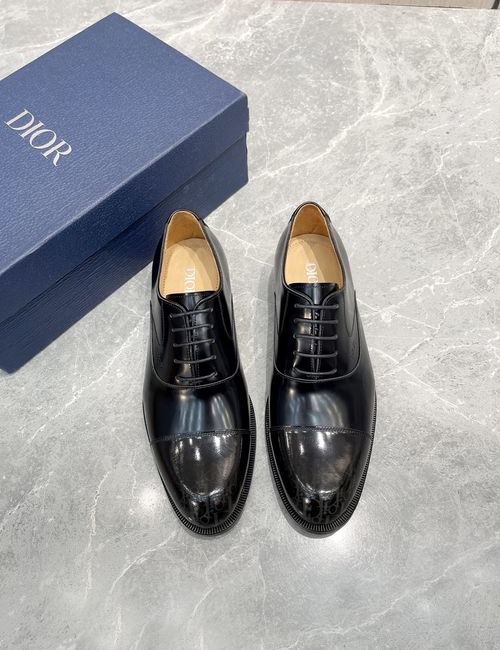 Christian Dior CD Premium Derby Shoes With Leather Sole