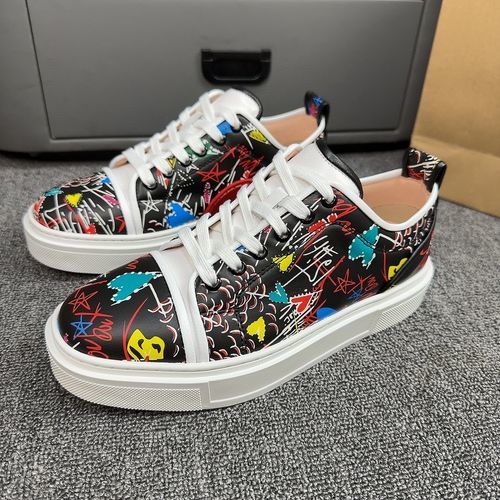 Christian Louboutin Low-top Spike Red Sole Shoes