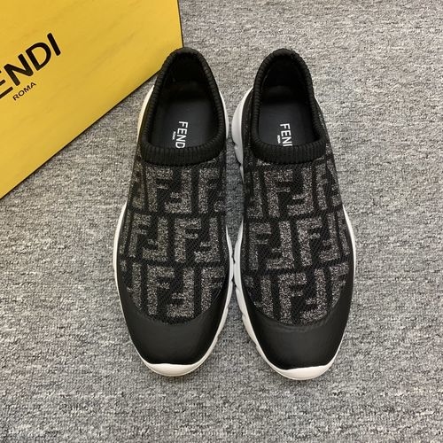 Fendi Slip-on Knit Casual Shoes