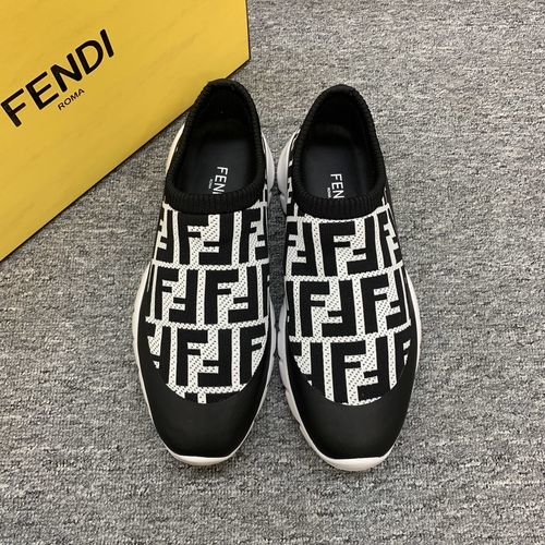 Fendi Slip-on Knit Casual Shoes