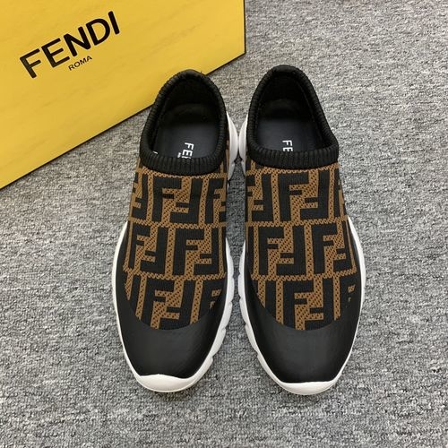 Fendi Slip-on Knit Casual Shoes