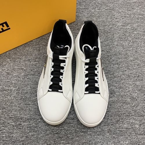 Fendi Cowhide Casual Shoes With Original Sole