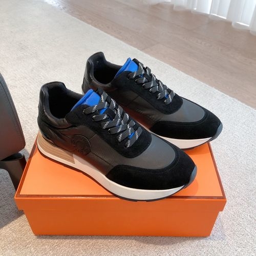 Hermes Knit Upper Casual Shoes Durable Outsole