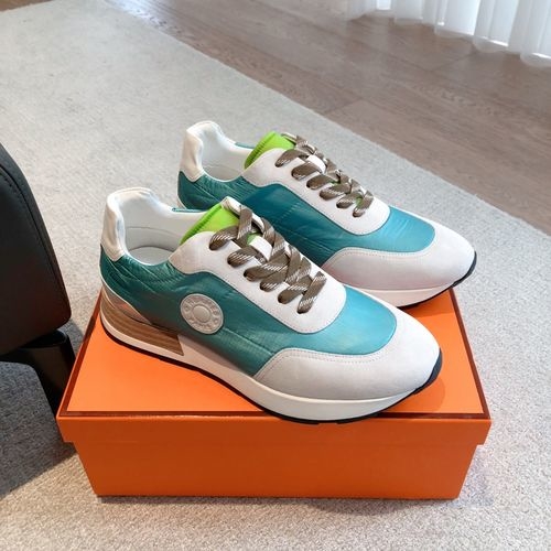 Hermes Knit Upper Casual Shoes Durable Outsole