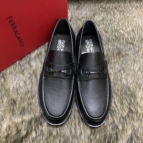 Ferragamo Cow Leather Shoes With Lightweight Foam Sole
