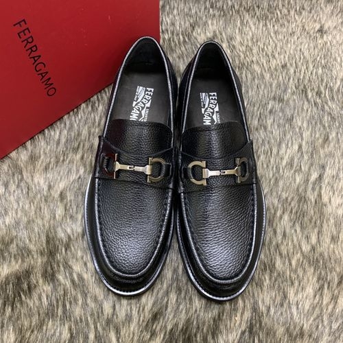 Ferragamo Cow Leather Shoes With Lightweight Foam Sole