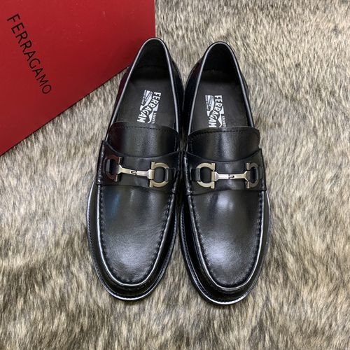 Ferragamo Cow Leather Shoes With Lightweight Foam Sole