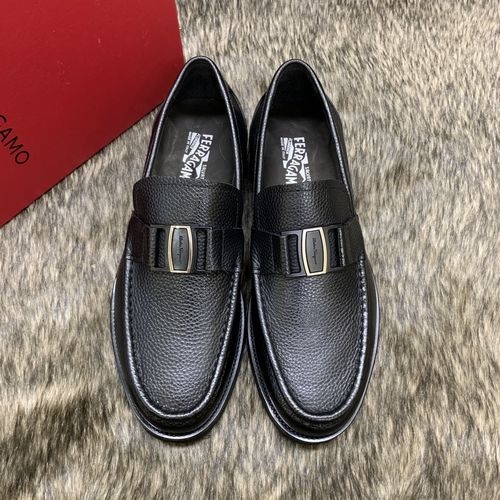 Ferragamo Cow Leather Shoes With Lightweight Foam Sole