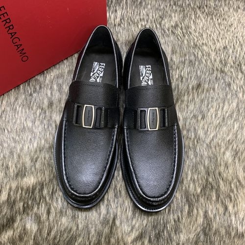 Ferragamo Cow Leather Shoes With Lightweight Foam Sole