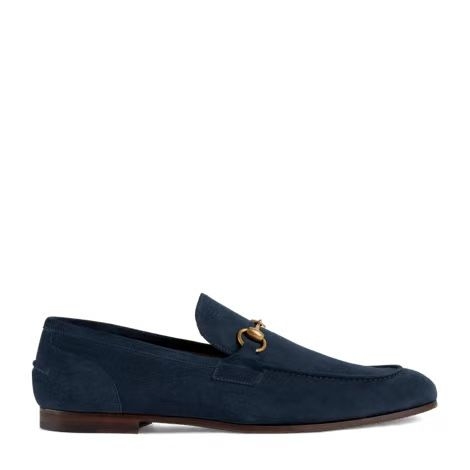 Gucci Jordaan Horsebit Crocodile Leather Loafers